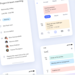 Download a minimalist calendar/notepad app UI resource set, including calendar UI source files and calendar UI material sketch source files.