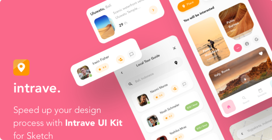 a69cc55d-29ae-48b9-a532-b7f853f9db26 Download UI source files for travel apps, flight booking apps, travel and hotel booking apps, and ticket booking app sketch and figma source files. - Image 1