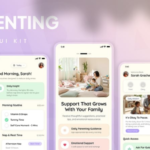 Download UI design resource pack for AI parenting apps