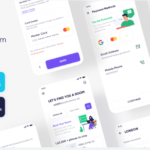 Download a set of popular minimalist style travel app UI source files, travel app UI resources, travel UI interface design XD source files.