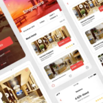 Download UI resources and XD source files for hotel booking apps and travel apps.